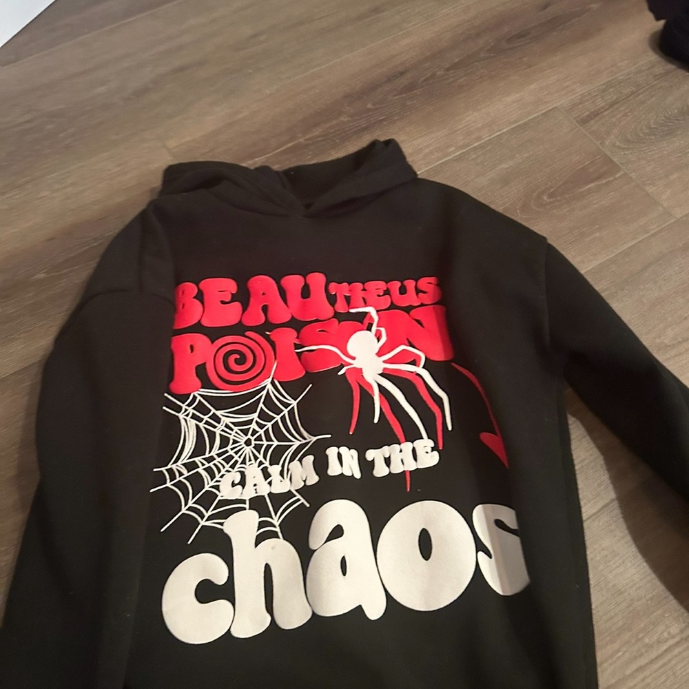 Zumiez Black and Red Graphic Sweater